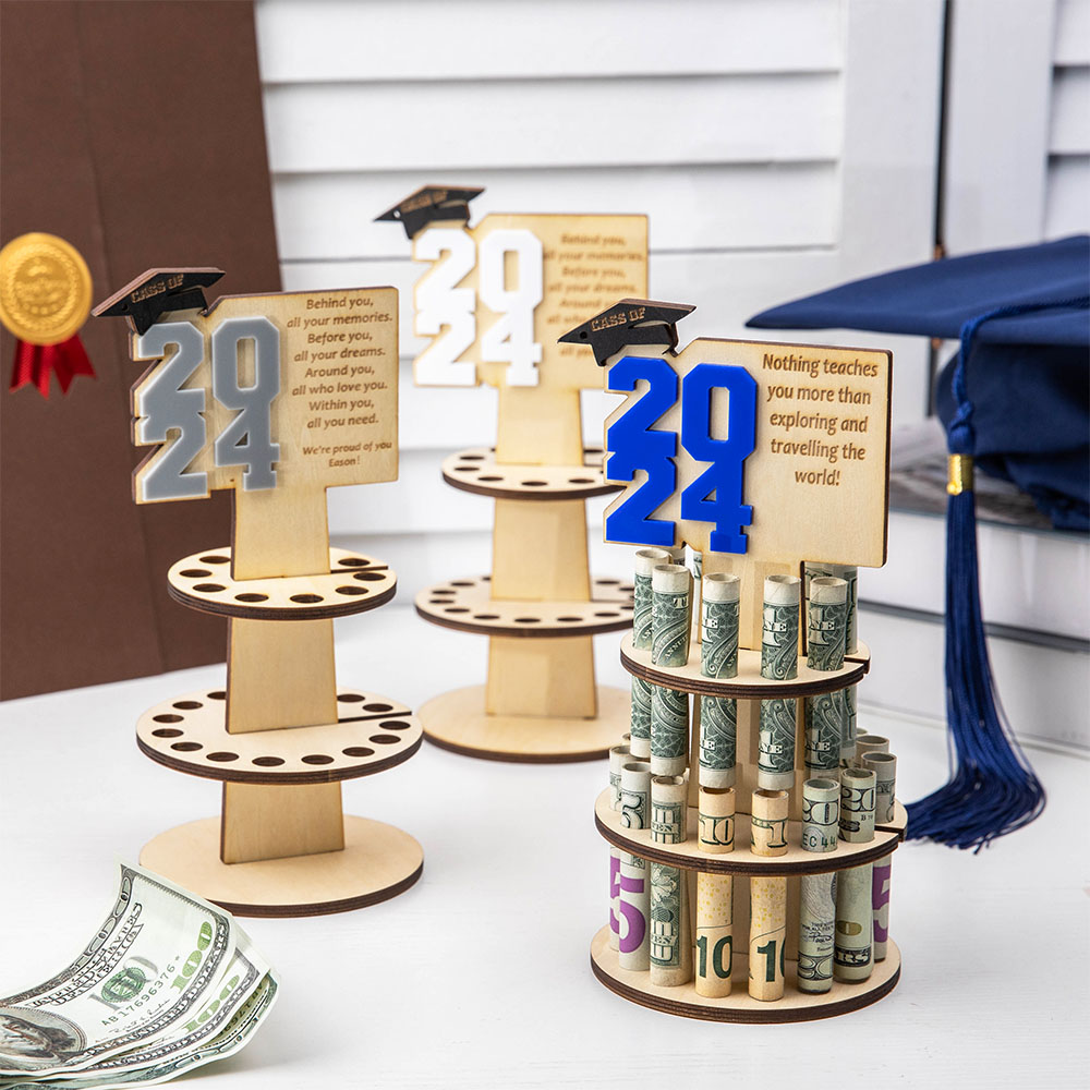 Custom Graduation Gift Money Holder, Tiered Graduation Money Cake, Graduation Gifts, Graduation Party Decorations, Gift for Students/Graduates