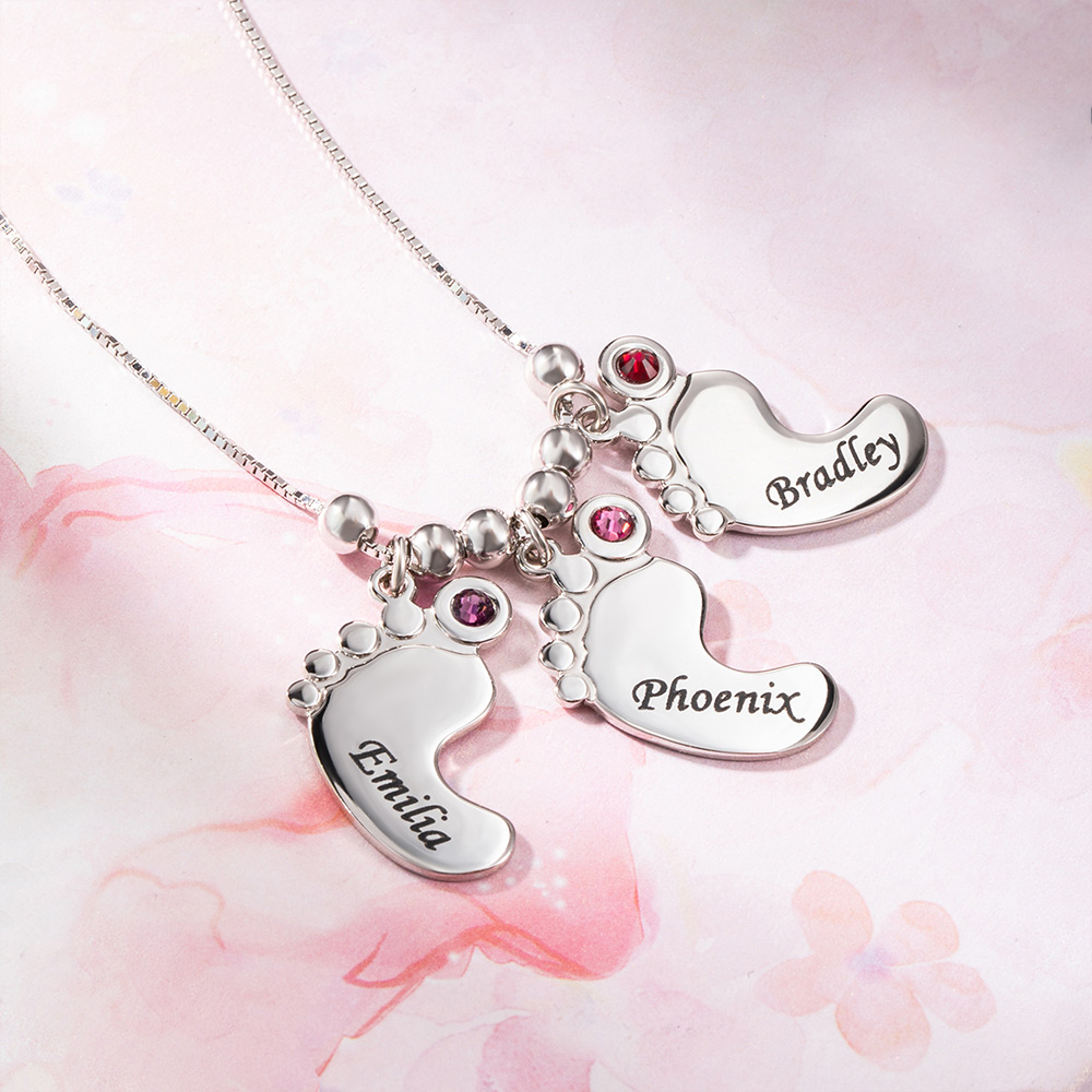 Mothers Day Baby Feet Charm Gifts