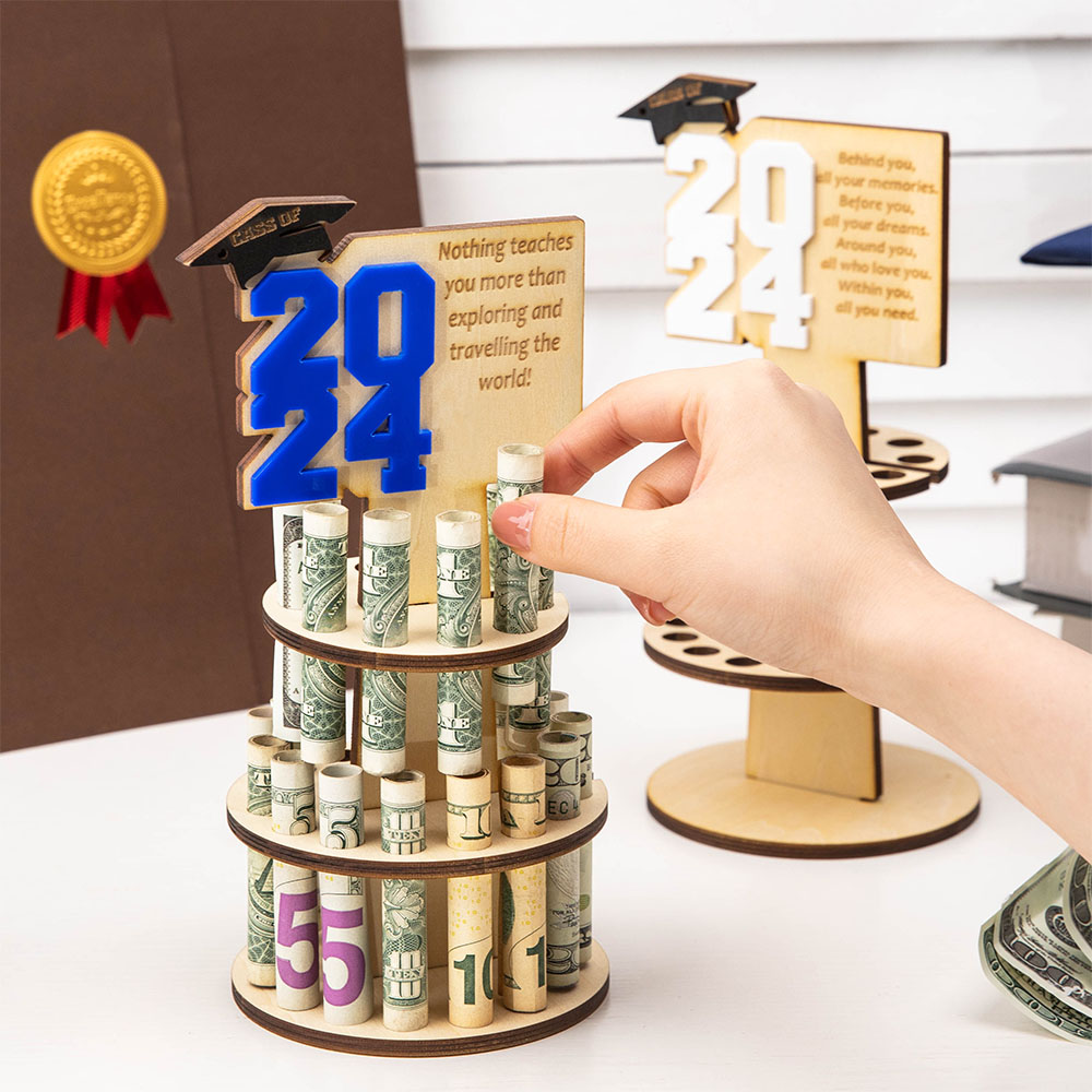 Custom Graduation Gift Money Holder, Tiered Graduation Money Cake, Graduation Gifts, Graduation Party Decorations, Gift for Students/Graduates