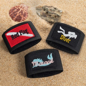 Custom Scuba Dive Tag with Name, Personalized Embroidered Scuba BCD Name Tag, Gift for Scuba Divers
