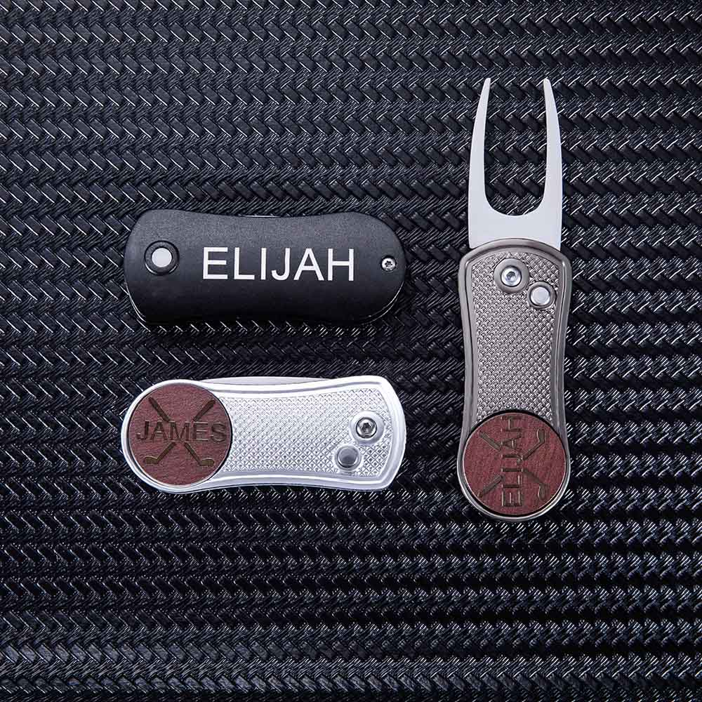 Personalized Engraved Golf Marker Divot Tool