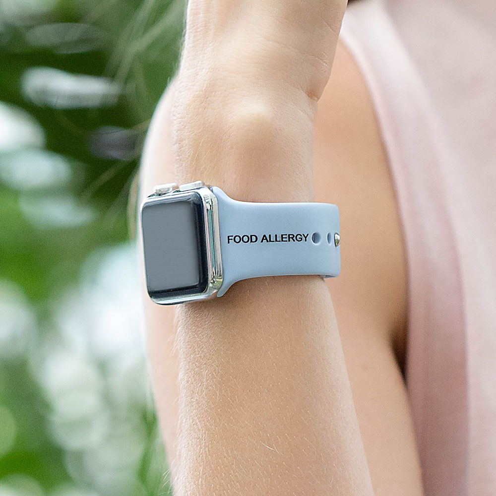 Customized Medical Alert Apple Watch Band with Sign not Required