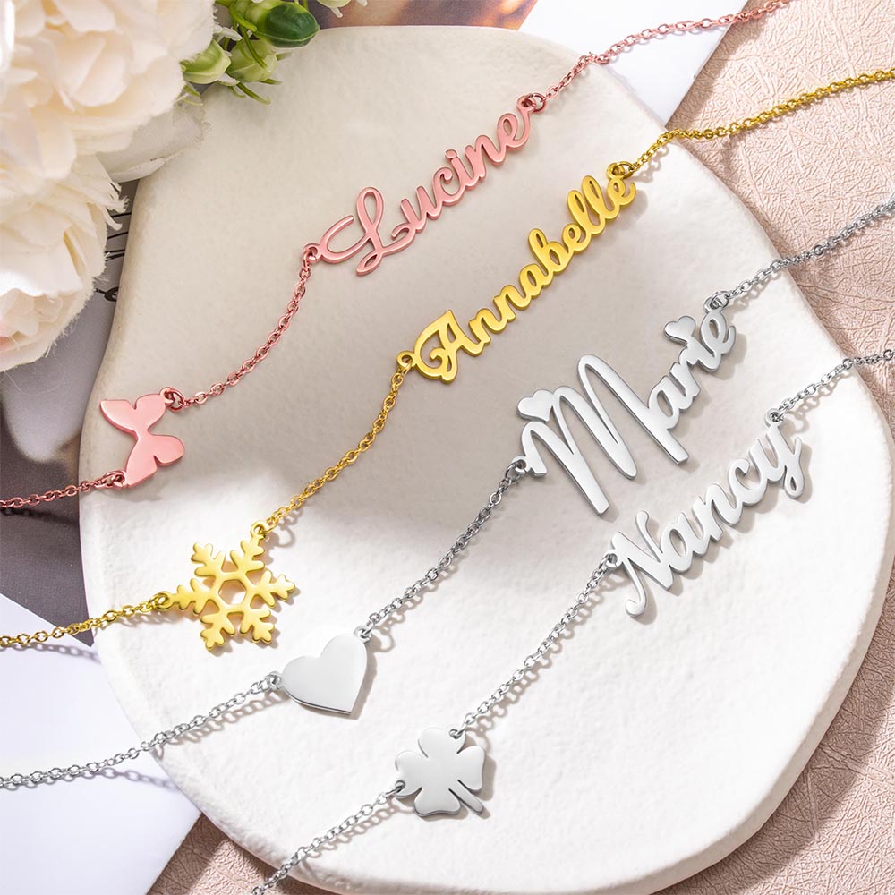 Personalize Name Necklace Stainless Steel