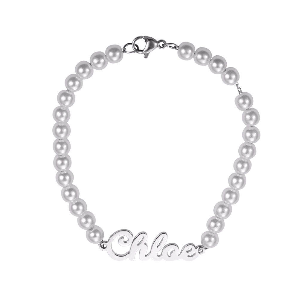 Personalized Name Bracelet Stainless Steel