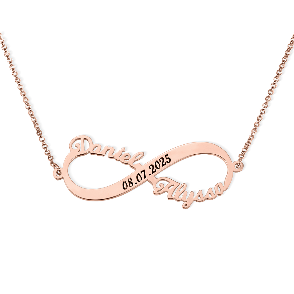 infinity name necklace