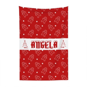 Personalized Name Blankets, Christmas Blankets,Soft and Plush Flannel Blanket Gift