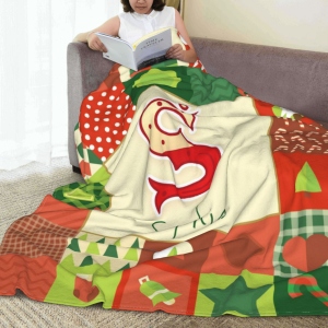 Personalized Christmas Blanket Multi Size Name Blanket Family Blanket Gifts Idea