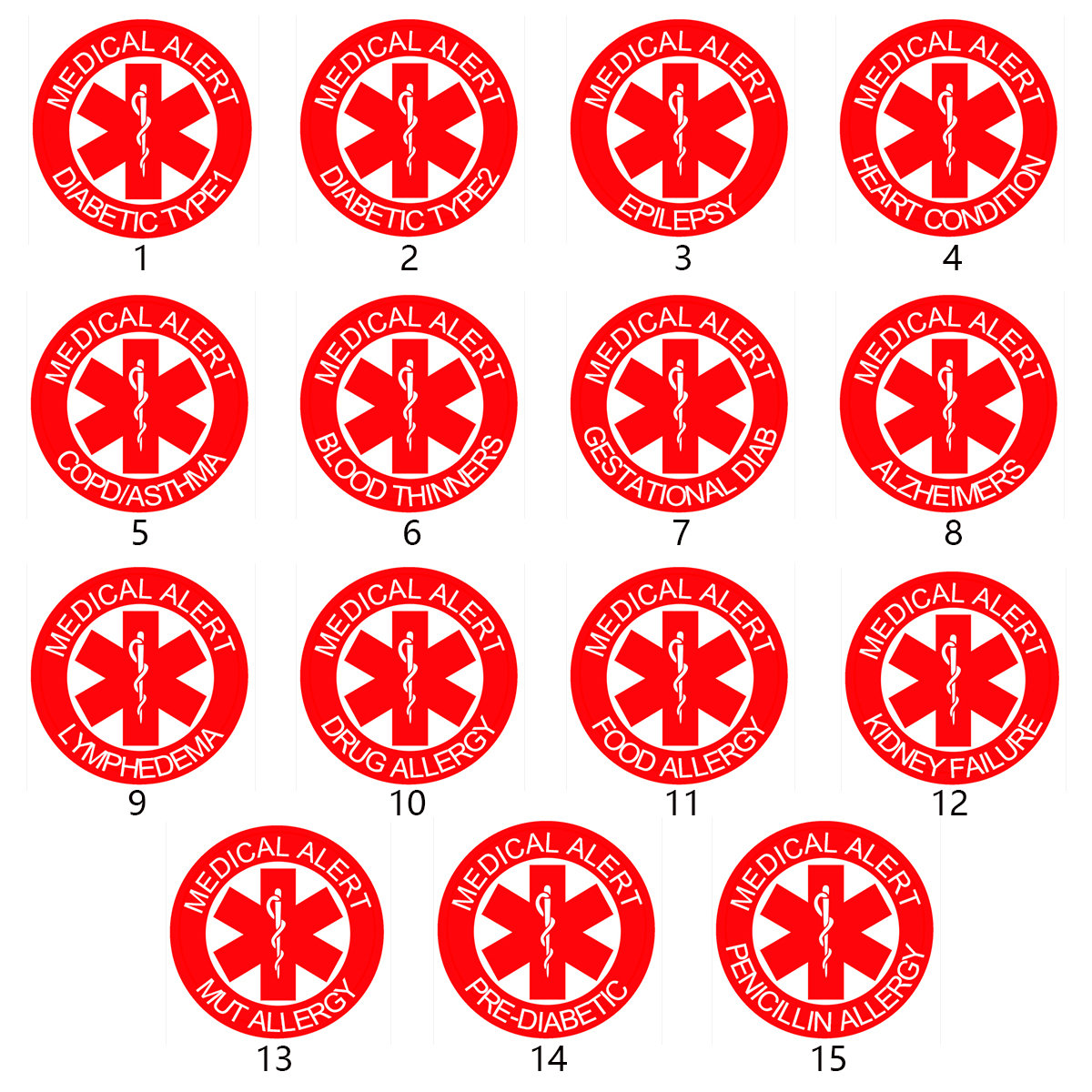 Customized Medical Alert Apple Watch Band with Sign not Required