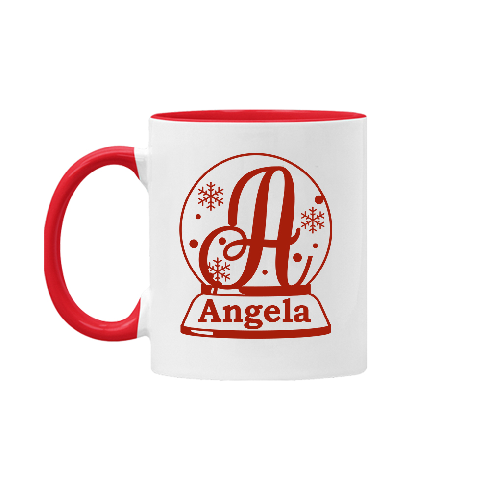 Personalized Name Crystal Ball Mug 11oz for Kids Easter Christmas cup