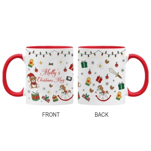 Personalised Name Mug Custom Christmas Movie Mug Holiday Gifts Hot Chocolate Mug cup