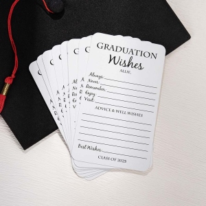 Graduation Wishes Cards, Set of 15pcs, Advice Cards for Graduation Parties, Graduation Party Decorations, Graduation Gifts, Gifts for Graduates