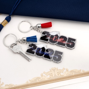 Personalized Tassel Keychain Graduation Gift 2025 & Other Years