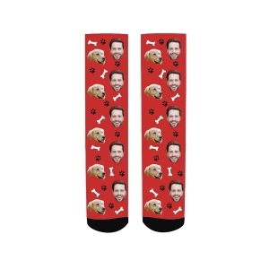 Customized Picture Crew Socks for Men & Women