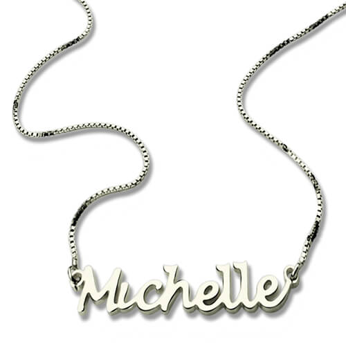 handwritten name necklaces
