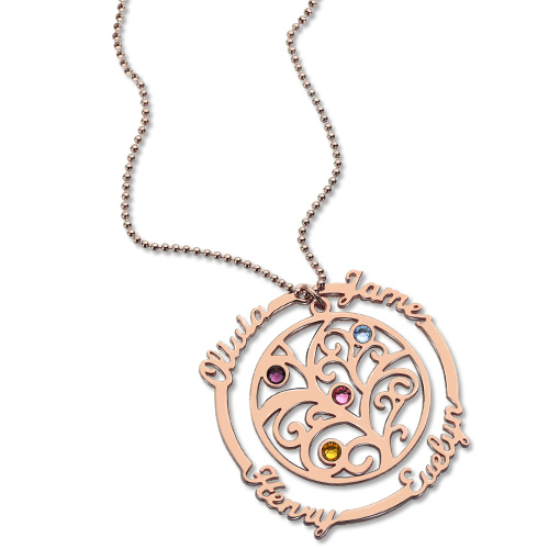 family tree necklace