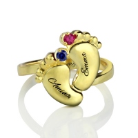 baby feet ring