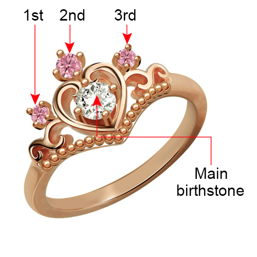 princess tiara ring