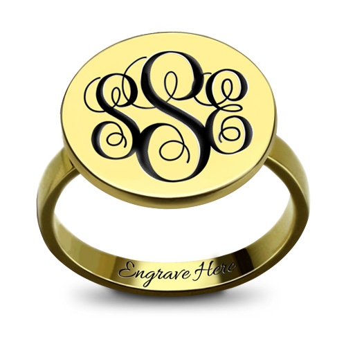 Monogram ring