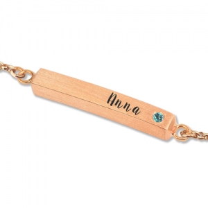 four side bar bracelet