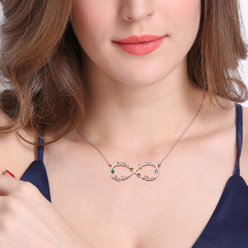 infinity necklace for mom