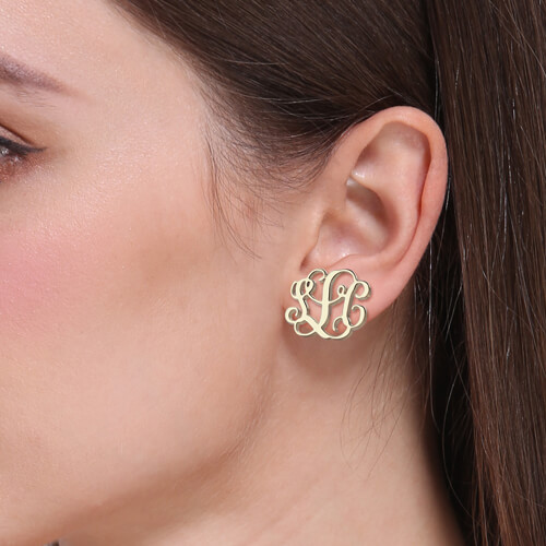 personalized stud earring