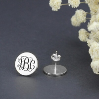 monogram earring