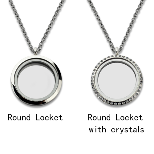 Engraved Christmas Locket Stainless Steel