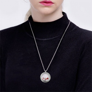 Engraved Christmas Locket Stainless Steel