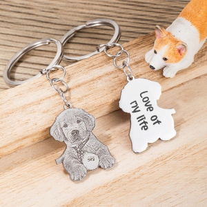 Personalized Pet Photo Keychain&Necklace