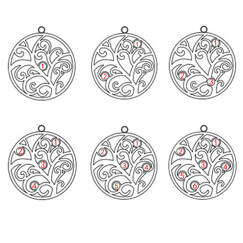 18K Rose Gold Plated Family Tree Birthstone Name Necklace