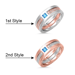two colour ring