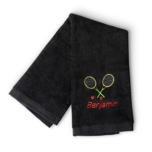 Personalized Tennis Name Towel