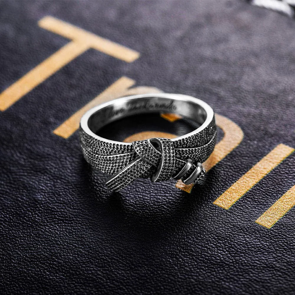Personalized Martial Art Belt Ring