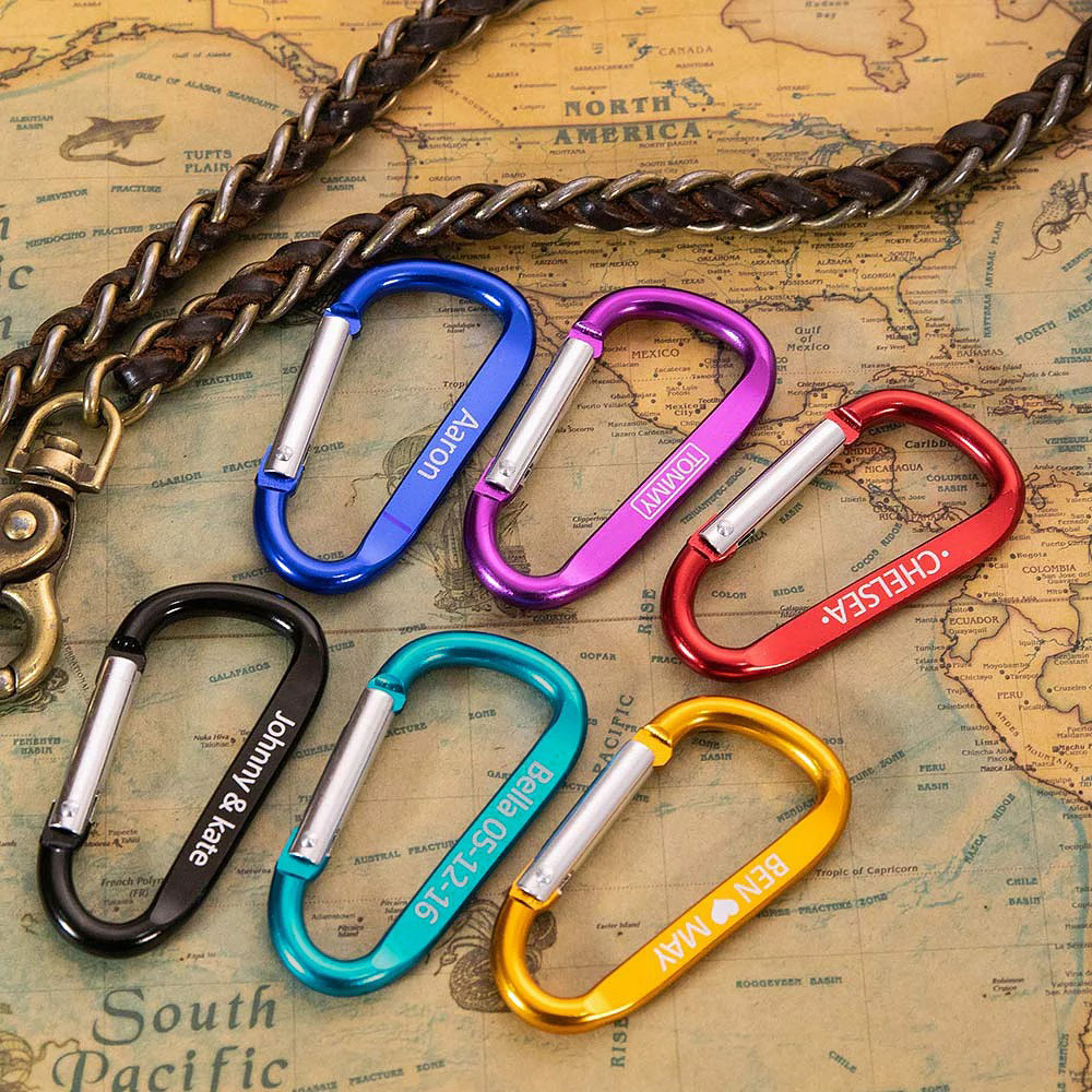 Personalized Engraved Name Carabiner