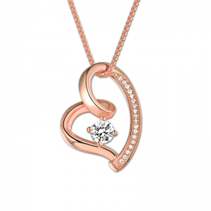 Mother's Day Gift Ideas Love In Your Heart Birthstone Necklace