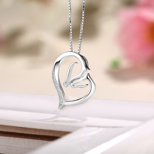 Mother Horse And Baby Horse Necklace Mother's Day Gift Ideas