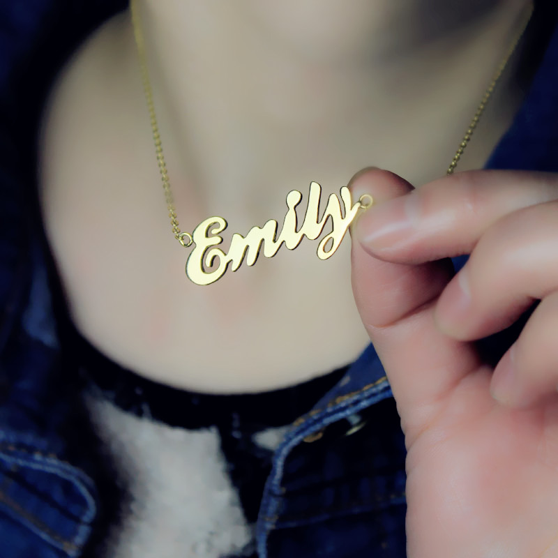 Gold Letter Jewelry