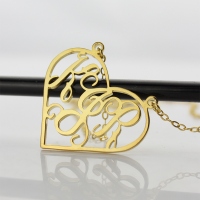 Gold Monogram Charm