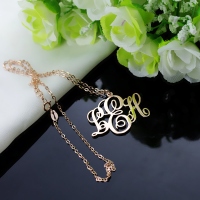 Large Monogram Necklace