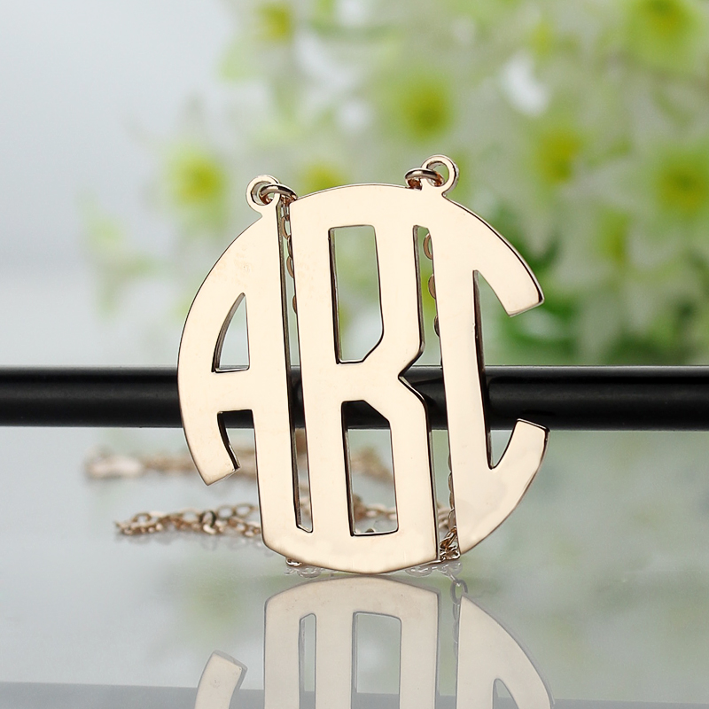 Monogram Name Necklace
