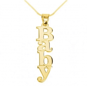 Personalized Vertical Style Name Necklace