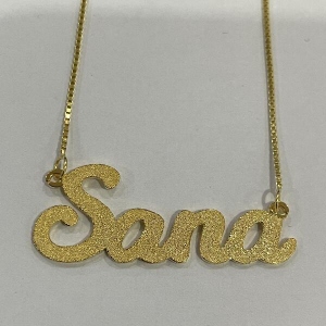 Personalized Sparkling Name Necklace in Sterling Silver 925