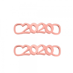 Custom Name Year Number Stainless Steel Shoelaces Buckle