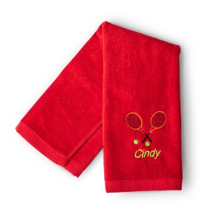 Personalized Tennis Name Towel