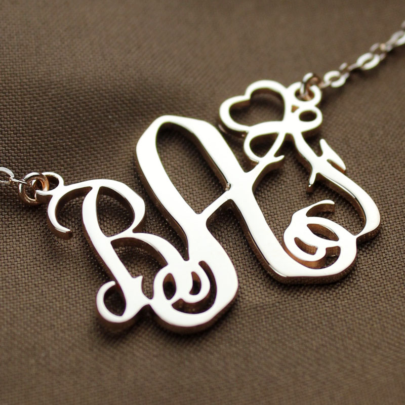 Rose Gold Initial Charm