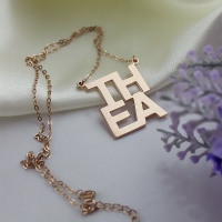 Rose Gold Letter Charm