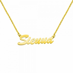 Gold Personalized Name Necklace 