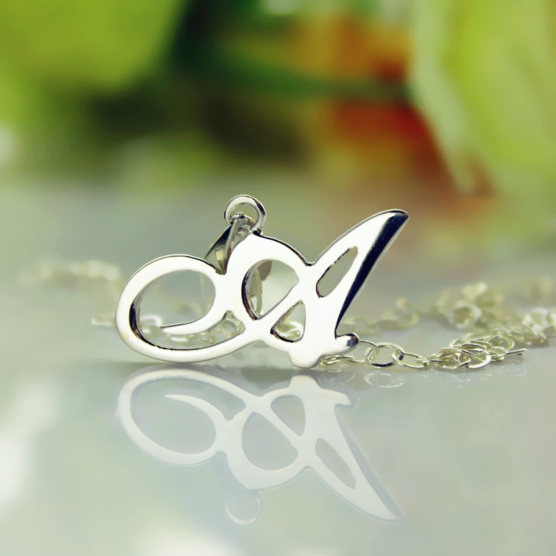 Silver Initial Charm