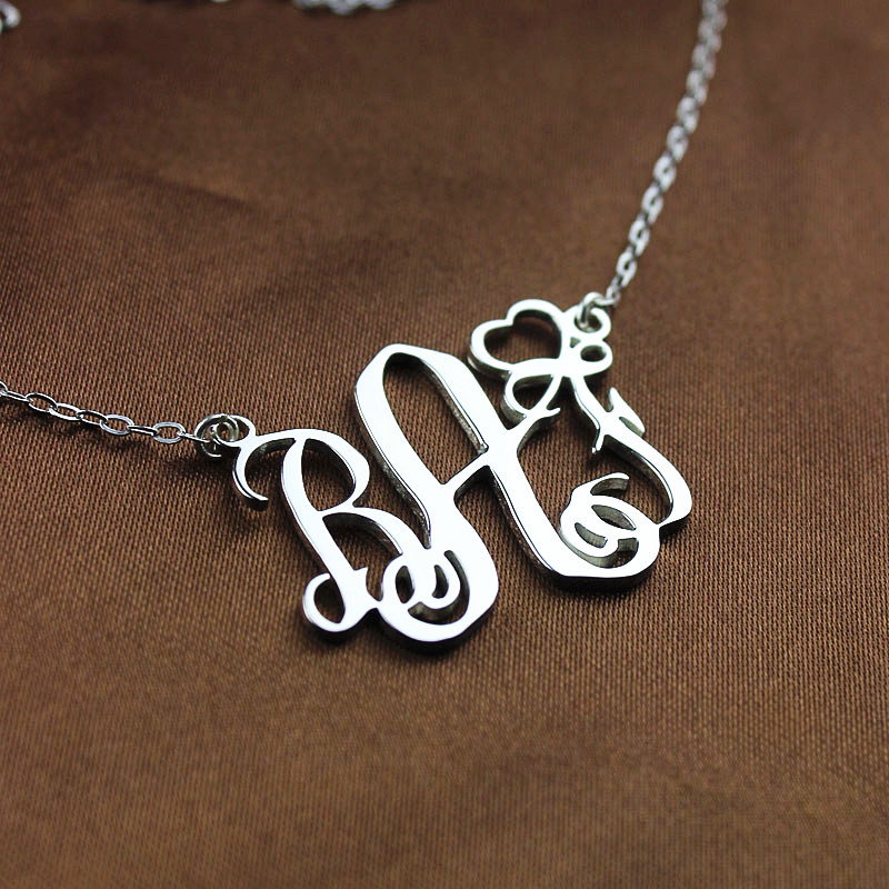 Sterling Silver Initial Necklace