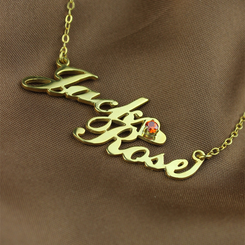name necklace carrie